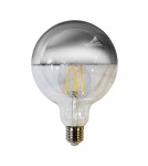 Decorative LED bulbs - Eco-Light LED Filament Bulb 7W G125 E27 SILVER Color: Warm EKZF7811. - product 1