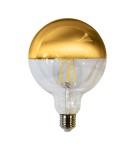 Decorative LED bulbs - Eco-Light LED Filament Bulb 7W G125 E27 GOLD Color: Warm EKZF7812. - product 1