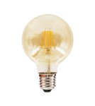 Decorative LED bulbs - Eco-Light Decorative Light Bulb 4W G80 E27 Amber Color: Warm EKZF7807. - product 1