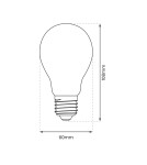 LED bulbs E27 230V - Eko-Light LED Filament Bulb 9W A60 E27 4000K EKZF8015. - product 2