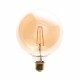 Eko-Light Żarówka Filamentowa LED 6W G125 E27 2700K Amber EKZF8016