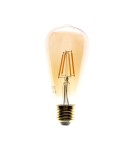 Decorative LED bulbs - Eco-Light LED Filament Bulb 6W ST64 E27 2700K Amber EKZF8017. - product 3