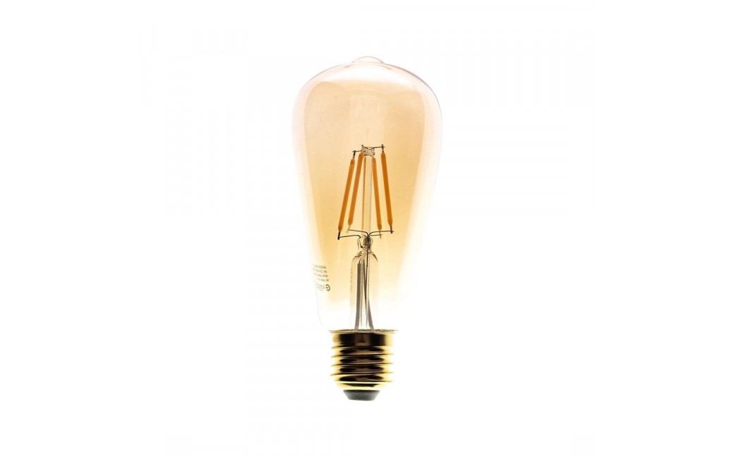 Eko-Light Żarówka Filamentowa LED 6W ST64 E27 2700K Amber EKZF8017