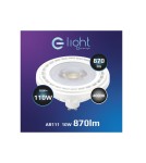 LED ES111 GU10 230V bulbs - Eco-Light LED bulb 10W AR111 GU10 4000K/White AR8039. - product 2