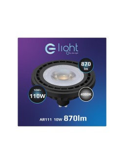Eko-Light Żarówka LED 10W AR111 GU10 4000K/ Czarny AR8041 - produkt 2