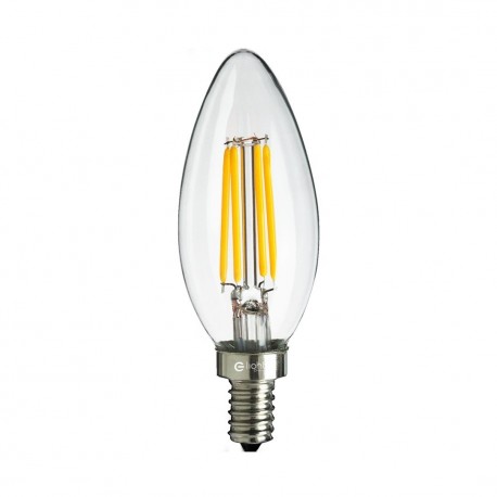 Eko-Light Żarówka Filamentowa LED 5W Świeczka E14 4000K EKZF8613