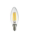 Eco-Light LED Filament Light Bulb 5W Candle E14 4000K EKZF8613