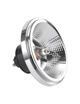 Eco-Light AR111 incandescent bulb - 10.5W GU10 4000K/ Black with reflector AR8617