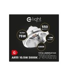LED ES111 GU10 230V bulbs - Eco-Light AR111 - 10.5W GU10 3000K/White bulb with reflector Dimmable AR8618 - product 2