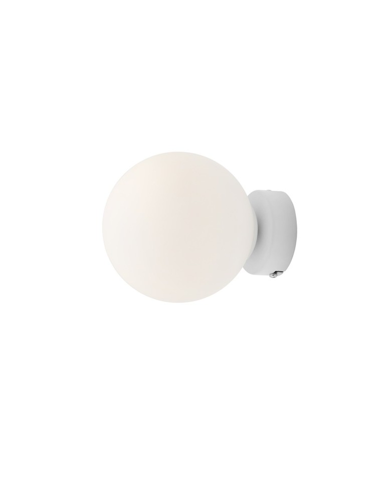 Wall lamps spheres - Aldex Wall lamp Ball White S 1 x max 10W LED (1076C_S ) - product kolory-swiatla.pl 1