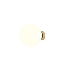 Wall lamps spheres - Aldex Wall lamp Ball Gold M 1 x max 15W LED (1076C30_M) - product 1