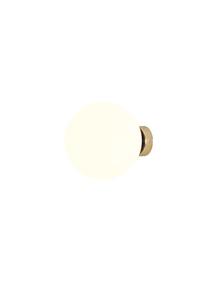 Wall lamps spheres - Aldex Wall lamp Ball Gold M 1 x max 15W LED (1076C30_M) - product kolory-swiatla.pl 1
