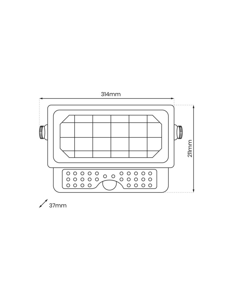 Solar lamps - Eko-Light Solar floodlight Epad 10W 1150lm 4000K EKO9083 - product kolory-swiatla.pl 9