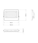 Solar lamps - Eko-Light Fokus 60W 900lm 6000K Solar floodlight EKO9091 - product 6