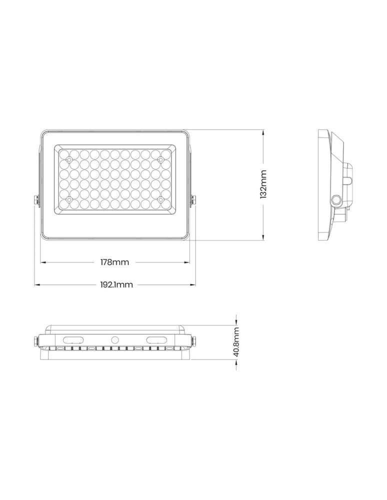 Solar lamps - Eko-Light Fokus 60W 900lm 6000K Solar floodlight EKO9091 - product kolory-swiatla.pl 6