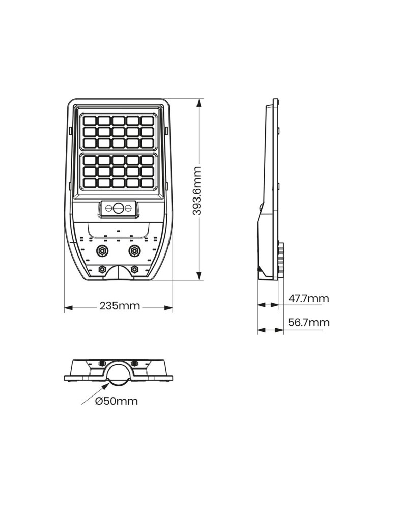 Solar lamps - Eko-Light Via 50W 500lm 6000K Solar Lantern EKO9093 - product kolory-swiatla.pl 8