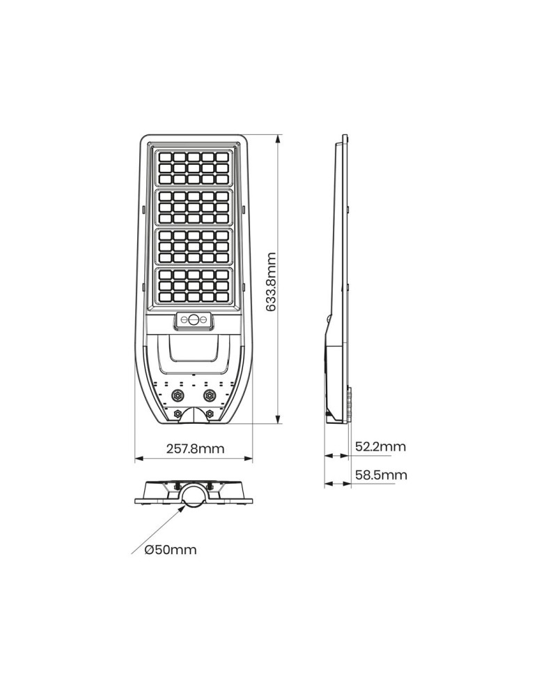 Solar lamps - Eko-Light Solar Lantern Via 150W 1800lm 6000K EKO9095 - product kolory-swiatla.pl 6