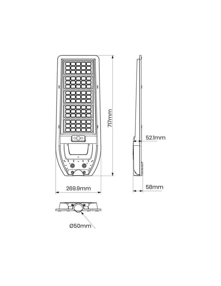 Solar lamps - Eko-Light Solar Lantern Via 200W 2400lm 6000K EKO9096. - product kolory-swiatla.pl 6