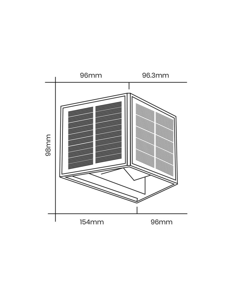 Solar lamps - Eko-Light Wings solar wall lamp 50lm 3000K EKO9097. - product kolory-swiatla.pl 6