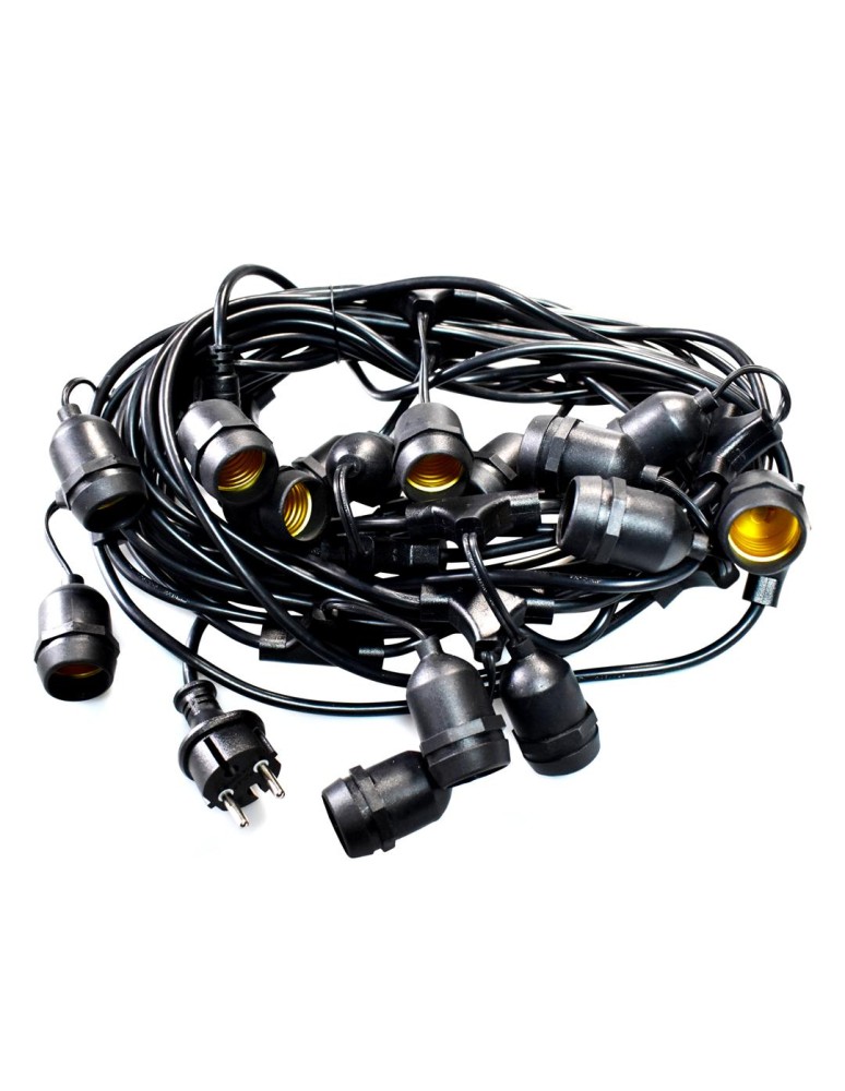 Garden garlands - Eko-Light GIRLAND BASIC 15 METERS (without bulbs) EKO9138 - product kolory-swiatla.pl 3