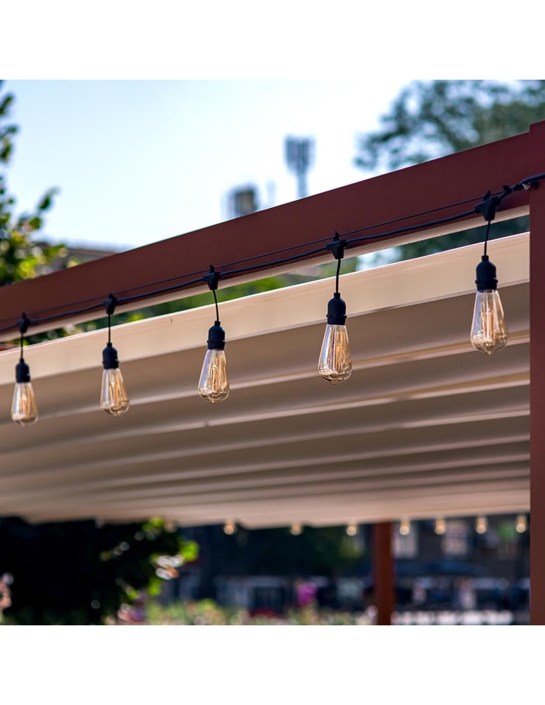 Garden garlands - Eko-Light GIRLAND BASIC 15 METERS (without bulbs) EKO9138 - product kolory-swiatla.pl 6