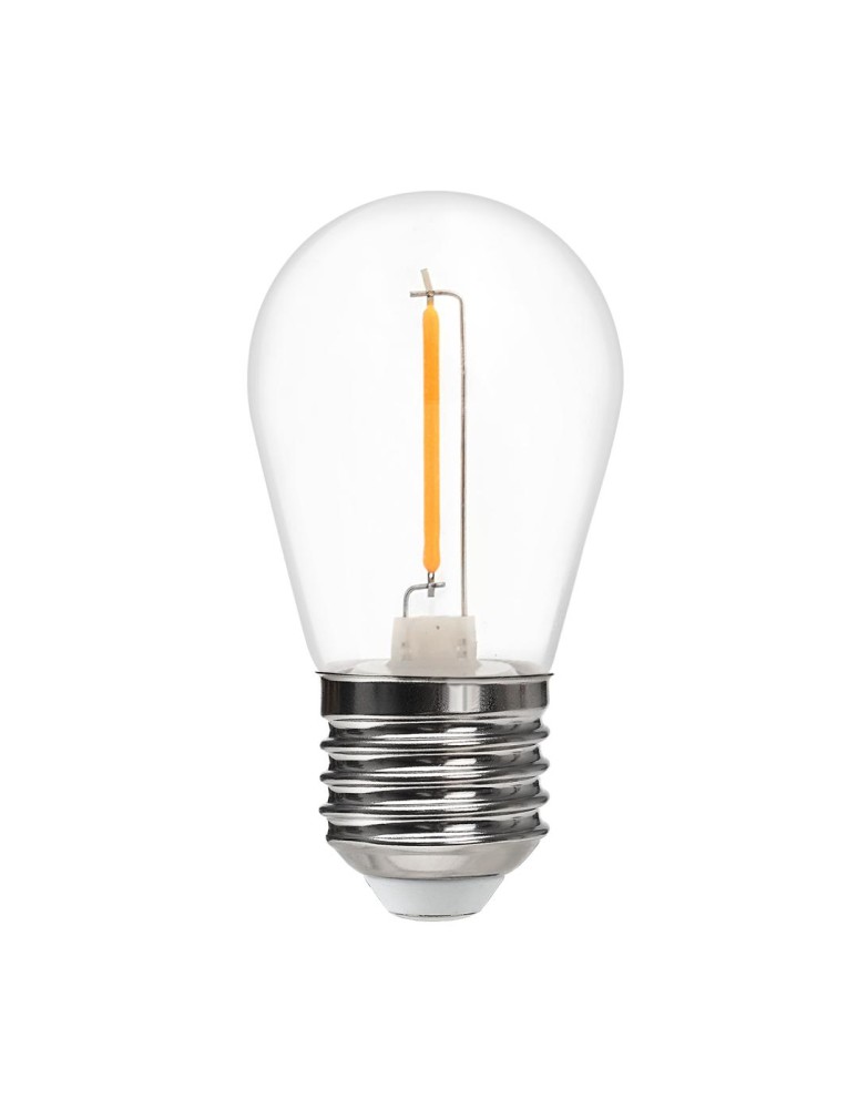 LED bulbs E27 230V - Eco-Light LED Filament Bulb 1W ST45 E27 2700K Plastic EKZF9139. - product kolory-swiatla.pl 1