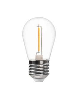 Eco-Light LED Filament Bulb 1W ST45 E27 2700K Plastic EKZF9139.