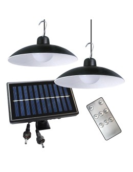 Eko-Light Lampa Solarna Saturn Podwójna EKO9151