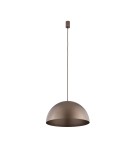 Round pendant lamps - Nowodvorski HEMISPHERE SUPER L Ceiling Pendant Max wattage 8W GX53 Satin Chocolate 10296 - product 1