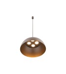 Round pendant lamps - Nowodvorski HEMISPHERE SUPER L Ceiling Pendant Max wattage 8W GX53 Satin Chocolate 10296 - product 2