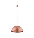 Round pendant lamps - Nowodvorski HEMISPHERE SUPER L Ceiling Pendant Max wattage 8W GX53 Satin Copper 10297 - product 1