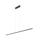 Pendant lamps over desk - Nowodvorski BAR LED S Ceiling Pendant Max power 21W LED 3000K Black 10363 - product 1