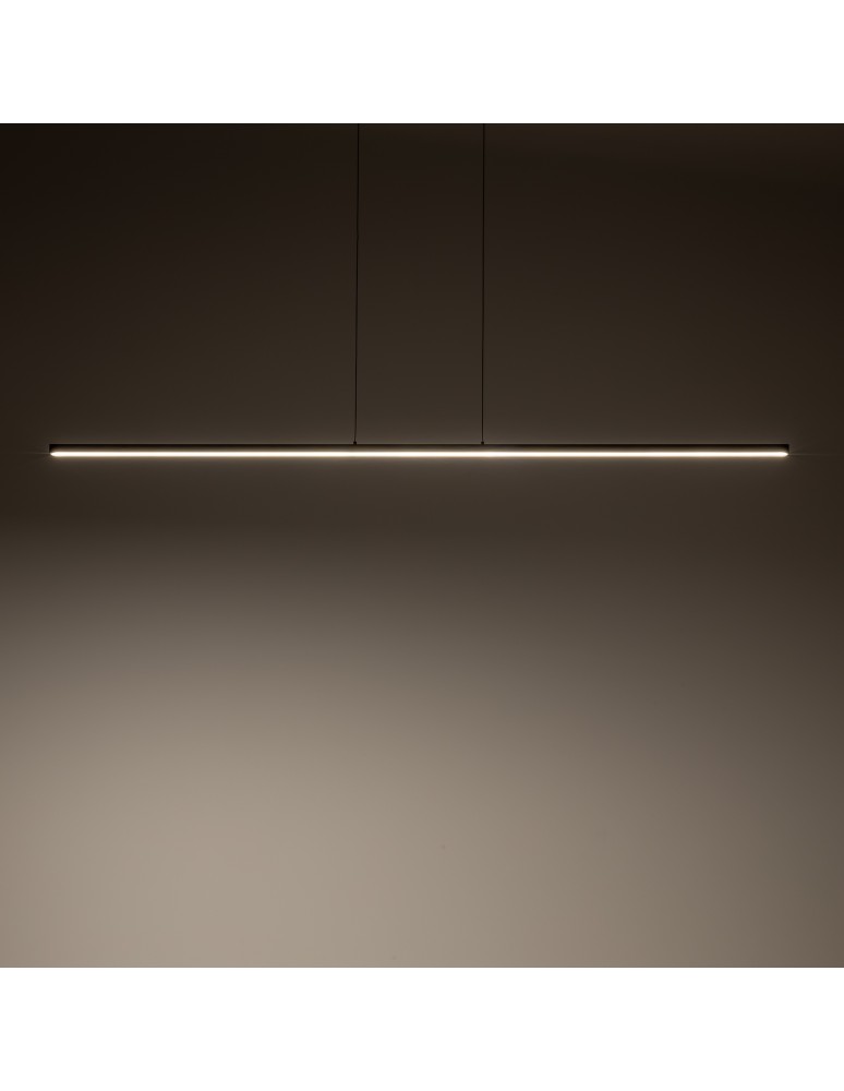 Pendant lamps over desk - Nowodvorski BAR LED S Ceiling Pendant Max power 21W LED 3000K Black 10363 - product kolory-swiatla.pl 4