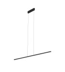 Pendant lamps over desk - Nowodvorski BAR LED M Ceiling Pendant Max power 24W LED 3000K Black 10364 - product 1