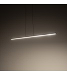 Pendant lamps over desk - Nowodvorski BAR LED M Ceiling Pendant Max power 24W LED 3000K Black 10364 - product 3