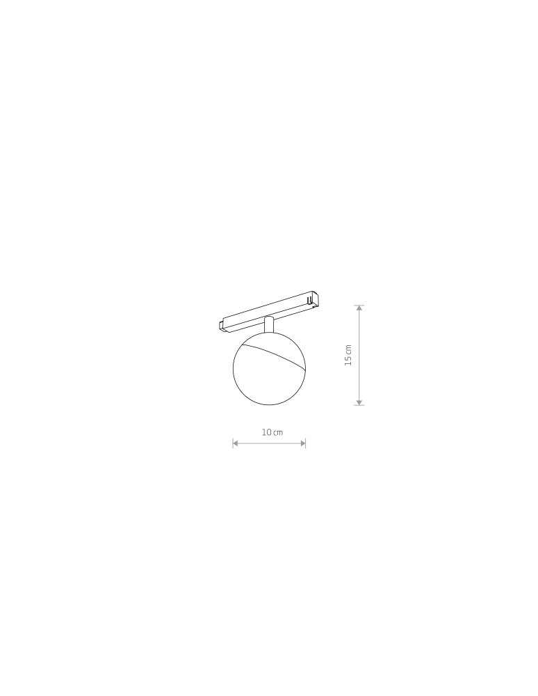 Magnetic rail lamps - Nowodvorski LVM LID LED 8W Customizable LVM Track System LED Lamp Max power 8W LED 3000K Black 10152. - product kolory-swiatla.pl 2