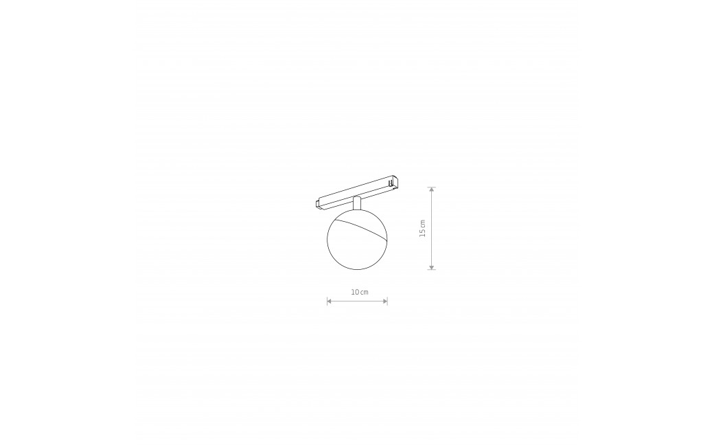 Nowodvorski LVM LID LED 8W System konfigurowalny LVM Track System Lampa LED Max moc 8W LED 3000K Czarny 10152