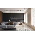 Magnetic rail lamps - Nowodvorski LVM SLOT LED 8W Customizable LVM Track System LED Lamp Max power 8W LED 3000K Black 10155 - product 3