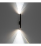 Tube wall lamps - Nowodvorski LASER WALL Wall lamp Max power 10W only LED G9 Satin chocolate 10563 - product 2