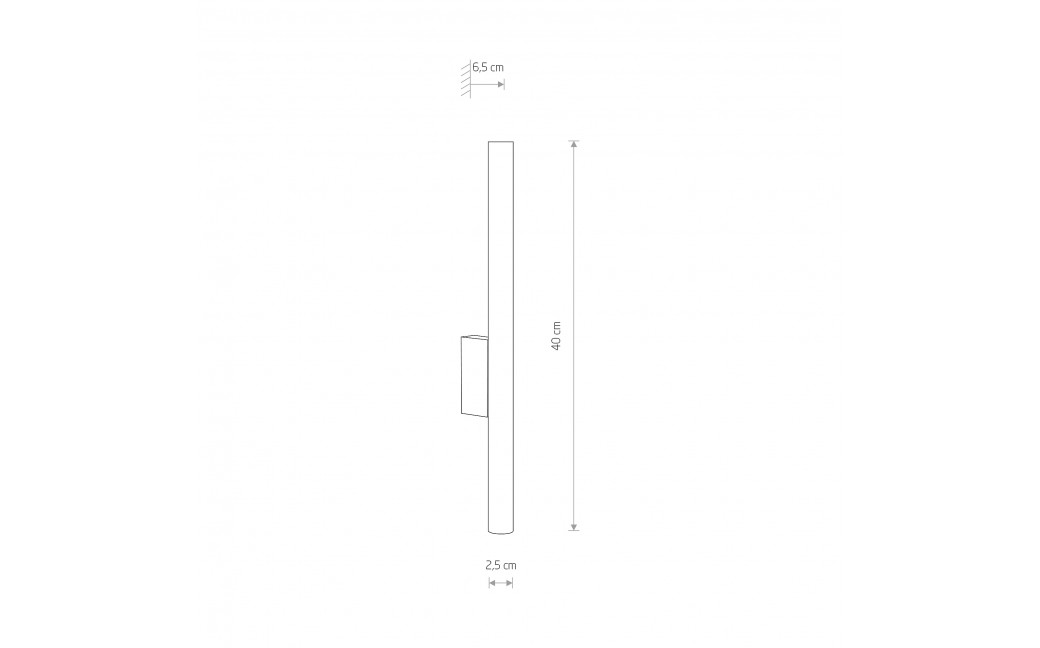 Nowodvorski LASER WALL Ścienna Kinkiet Max moc 10W only LED G9 Satynowa miedź 10564