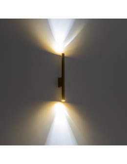 Nowodvorski LASER WALL  Ścienna Kinkiet Max moc 10W only LED G9 Satynowy złoty 10562 - produkt 2