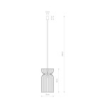 Wooden pendant lamps - Nowodvorski KYMI A Ceiling Pendant Max power 60W E27 Natural wood 10570 - product 2
