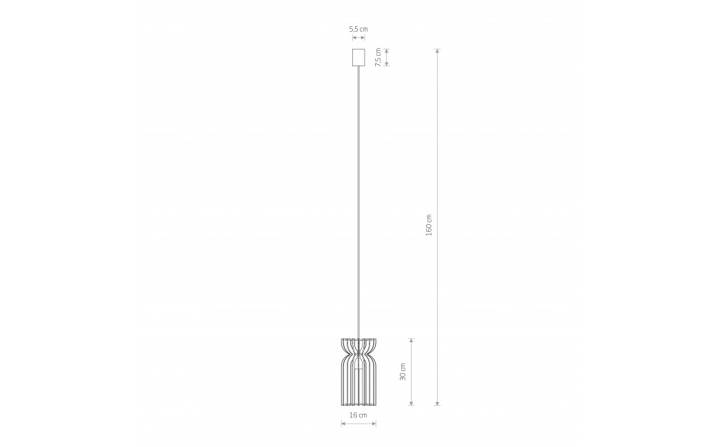 Nowodvorski KYMI B Max moc 60W E27 Naturalne drewno 10571