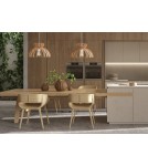 Wooden pendant lamps - Nowodvorski KYMI C Ceiling Pendant Max power 60W E27 Natural wood 10572 - product 4