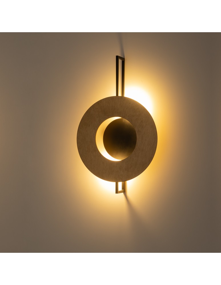 Wooden wall lamps - Nowodvorski SUNSET NATURAL A Wall lamp Max power 8W GX53 Natural wood 10576 - product kolory-swiatla.pl 2