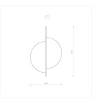 Wooden wall lamps - Nowodvorski SUNSET NATURAL B Wall lamp Max power 8W GX53 Natural wood 10577 - product 2