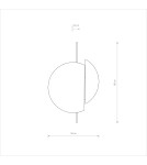 Wooden wall lamps - Nowodvorski SUNSET NATURAL C Wall lamp Max power 8W GX53 Natural wood 10578 - product 2