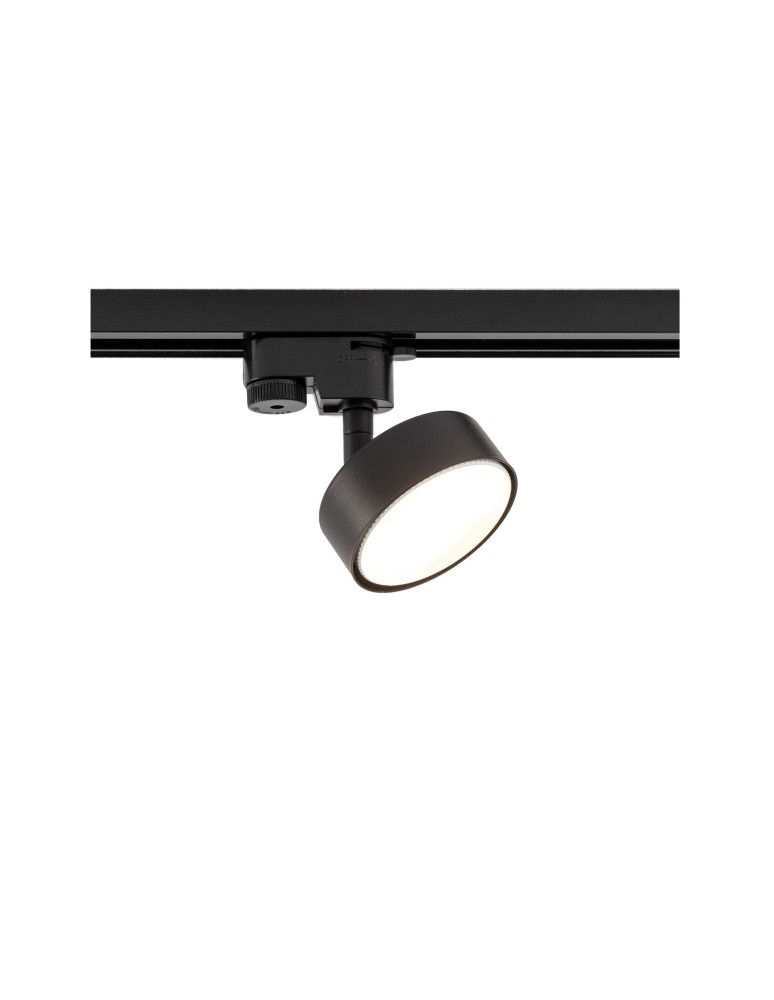 Lamps for 1 phase busbars - Nowodvorski PROFILE PUCK Configurable System PROFILE Luminaire Max wattage 8W GX53 Black 10358 - product kolory-swiatla.pl 2