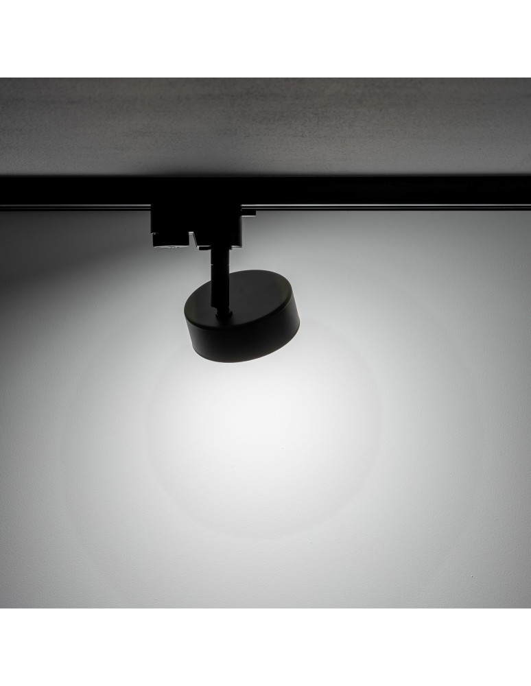 Lamps for 1 phase busbars - Nowodvorski PROFILE PUCK Configurable System PROFILE Luminaire Max wattage 8W GX53 Black 10358 - product kolory-swiatla.pl 3