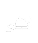 Garden balls - Nowodvorski STONE S Outdoor Portable Max wattage 25W E27 White 10579 - product 3